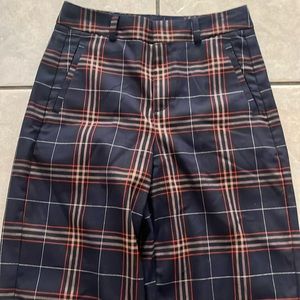 Banana Republic size 2 plaid wide leg dress pants